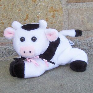 Vintage A&A Inc Velveteenie Collectibles Mable the Cow Bean Plush Stuffed Animal